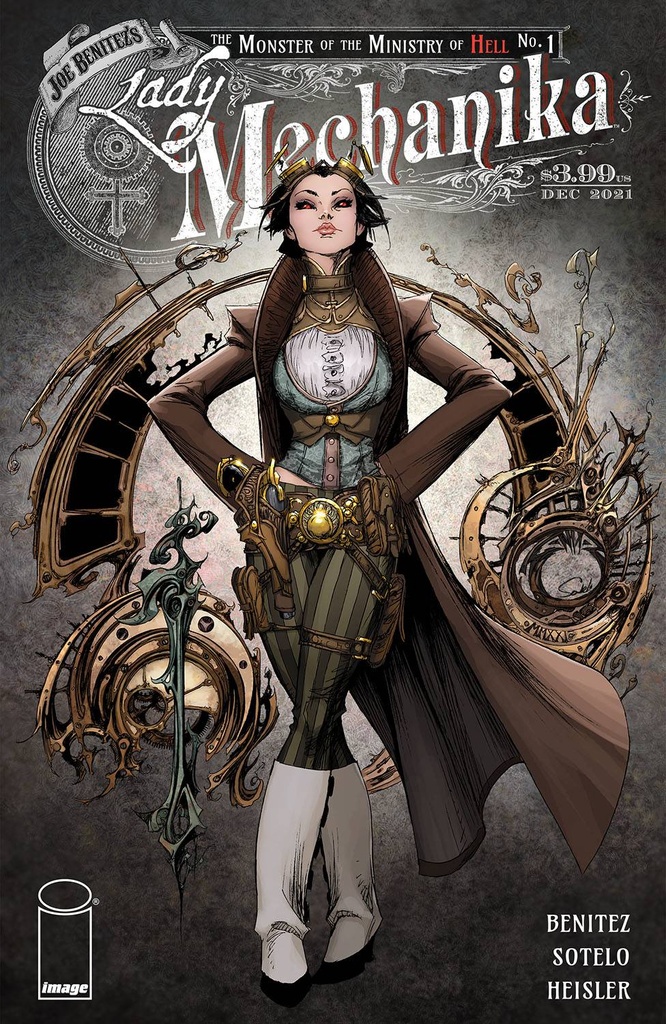 Lady Mechanika: The Monster of the Ministry of Hell #1 of 4 (Cover A Joe Benitez & Beth Sotelo)