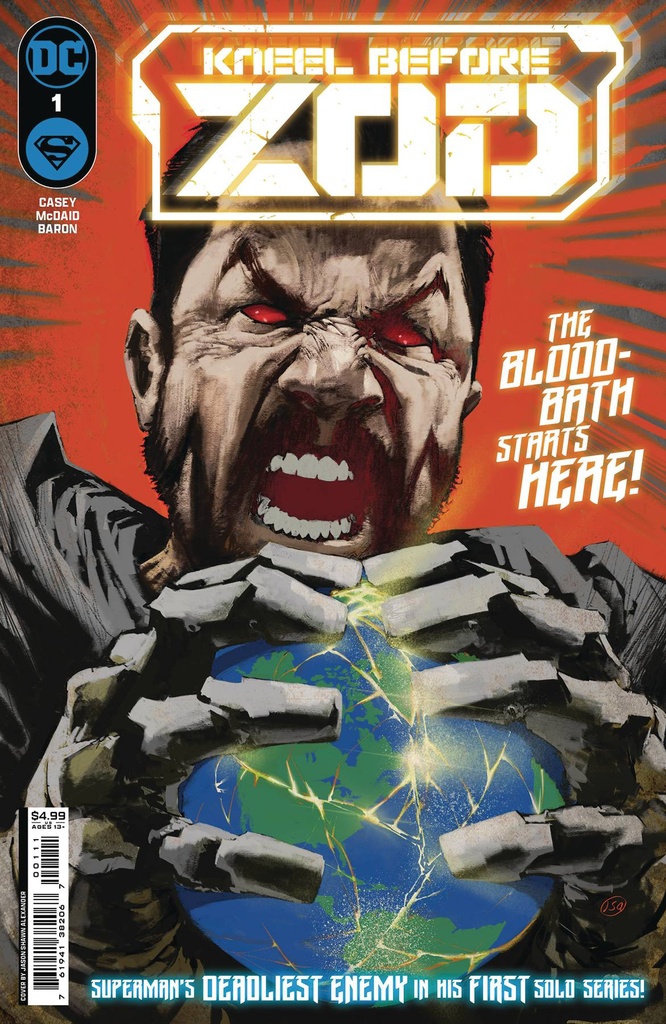 Kneel Before Zod #1 of 12 (Cover A Jason Shawn Alexander)