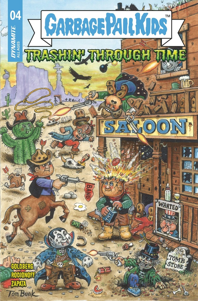 Garbage Pail Kids: Trashin' Through Time #4 (Cover A Tom Bunk)