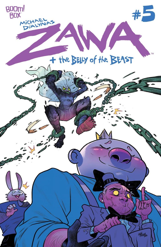 Zawa + The Belly of the Beast #5 of 5 (Cover E Logan Faerber Reveal Variant)