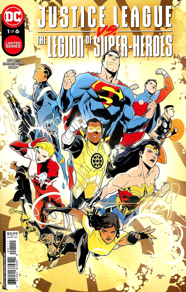 Justice League vs. the Legion of Super-Heroes #1 (Cover A Scott Godlewski)