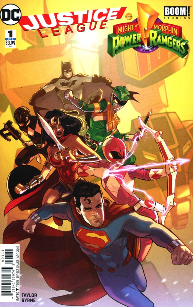 Justice League/Power Rangers #1 of 6 (2nd Printing)