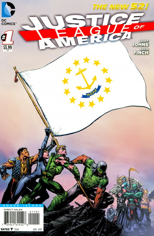 Justice League of America #1 (Rhode Island Variant)