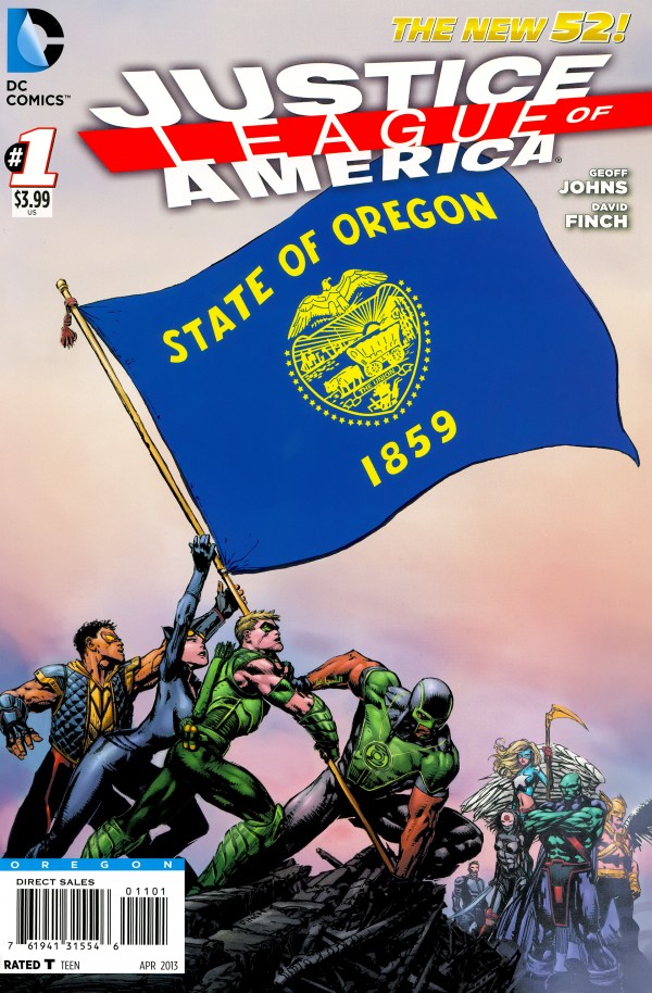 Justice League of America #1 (Oregon Variant)