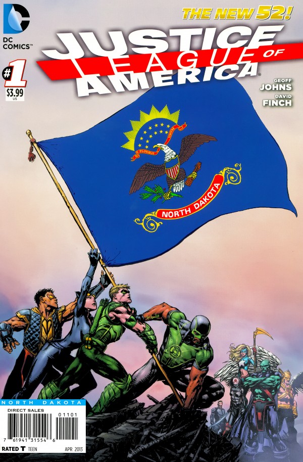 Justice League of America #1 (North Dakota Variant)