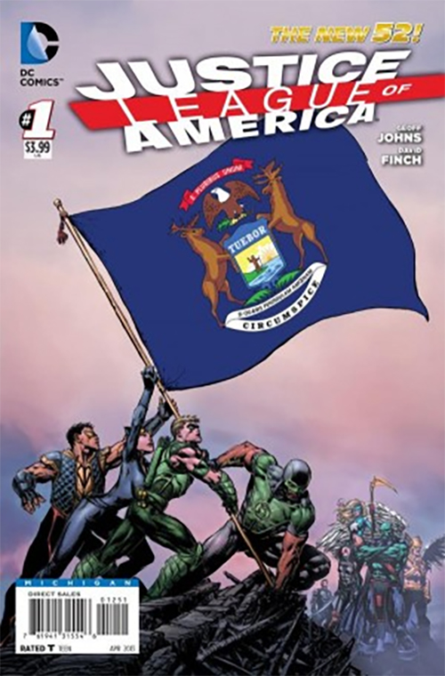 Justice League of America #1 (Michigan Variant)