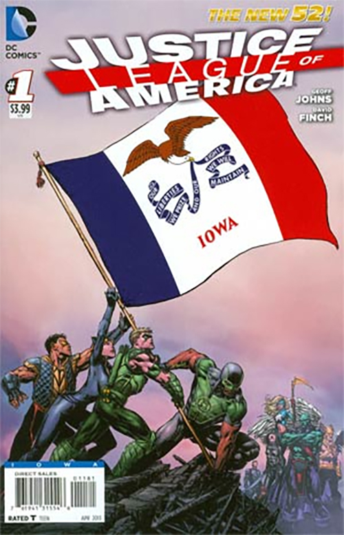 Justice League of America #1 (Iowa Variant)