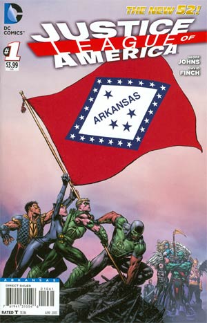 Justice League of America #1 (Arkansas Variant)