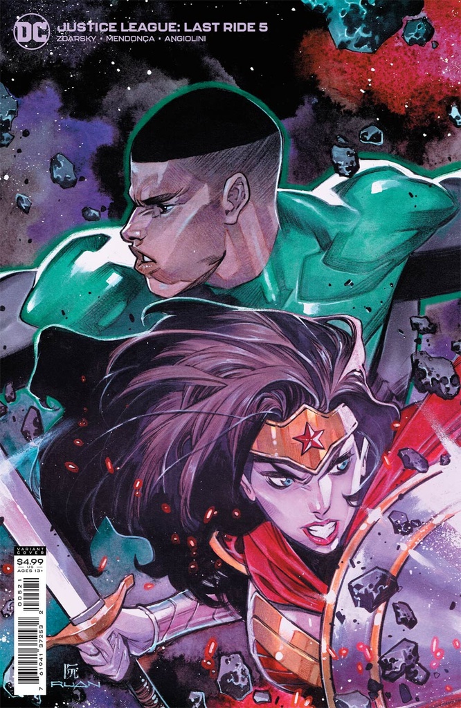 Justice League: Last Ride #5 of 7 (Cover B Dike Ruan Card Stock Variant)