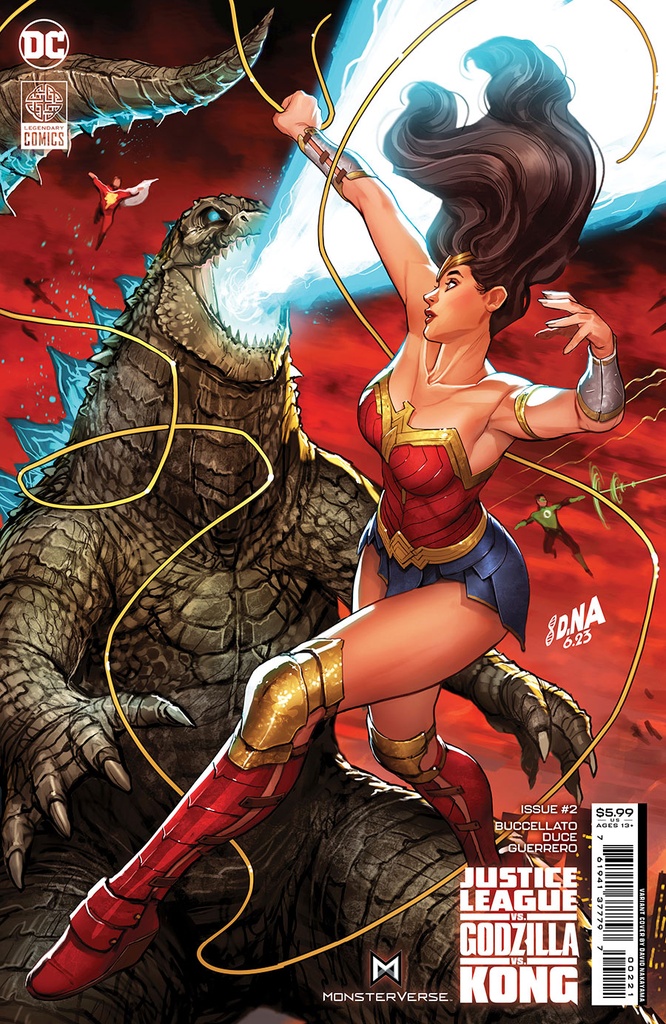 Justice League vs. Godzilla vs. Kong #2 of 7 (Cover B David Nakayama Wonder Woman Card Stock Variant)