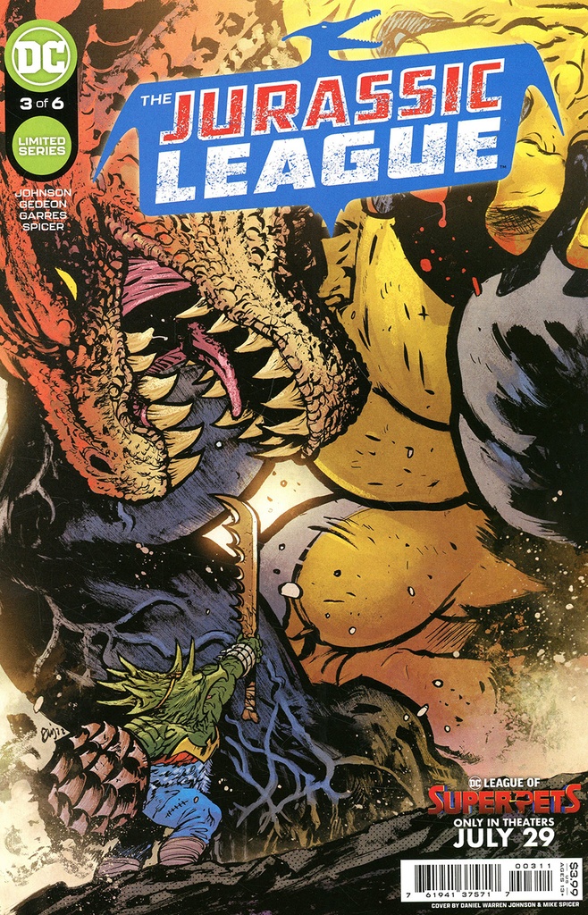 Jurassic League #3 (Cover A Daniel Warren Johnson)