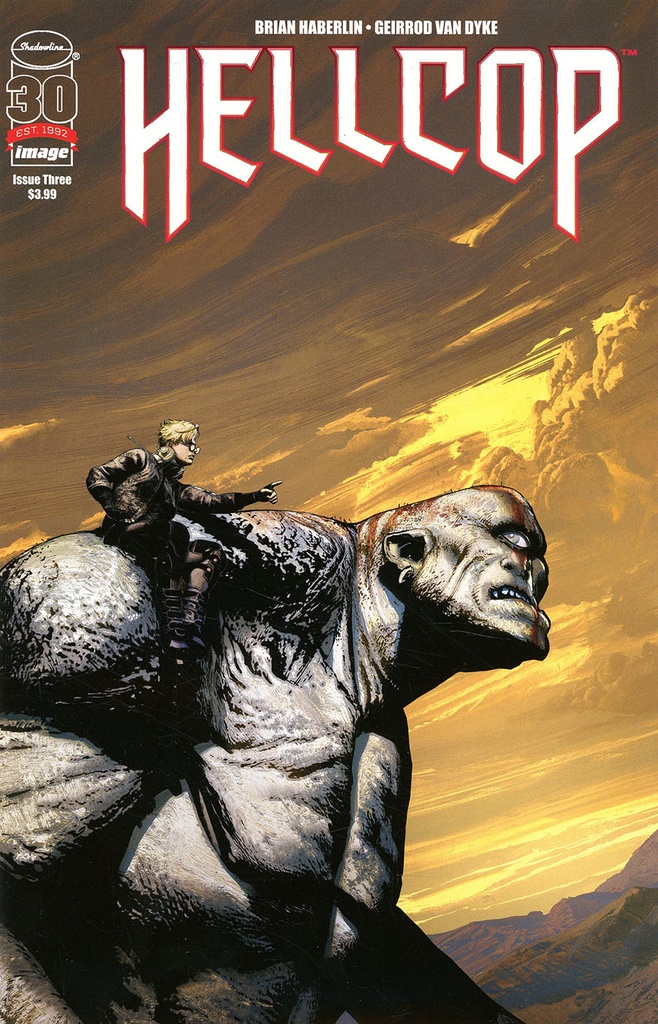 Hellcop #3 (Cover A Brian Haberlin & Geirrod Van Dyke)