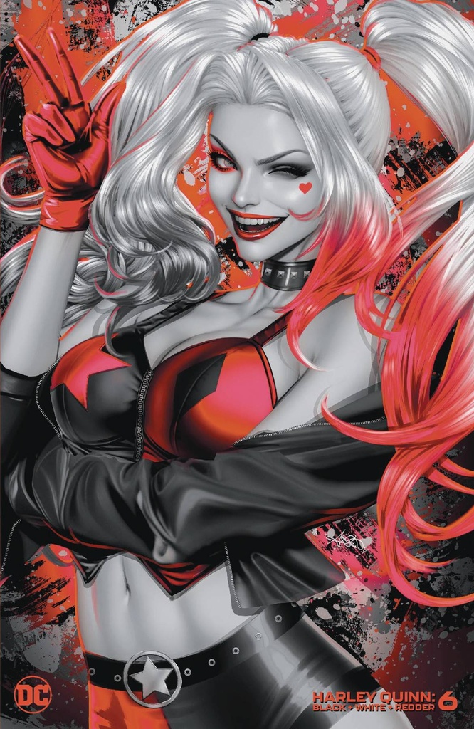 Harley Quinn: Black + White + Redder #6 of 6 (Cover C Ariel Diaz)