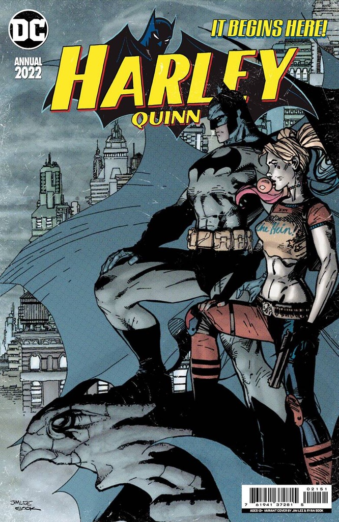 Harley Quinn 2022 Annual #1 (Cover C Jim Lee & Ryan Sook Homage Card Stock Variant)