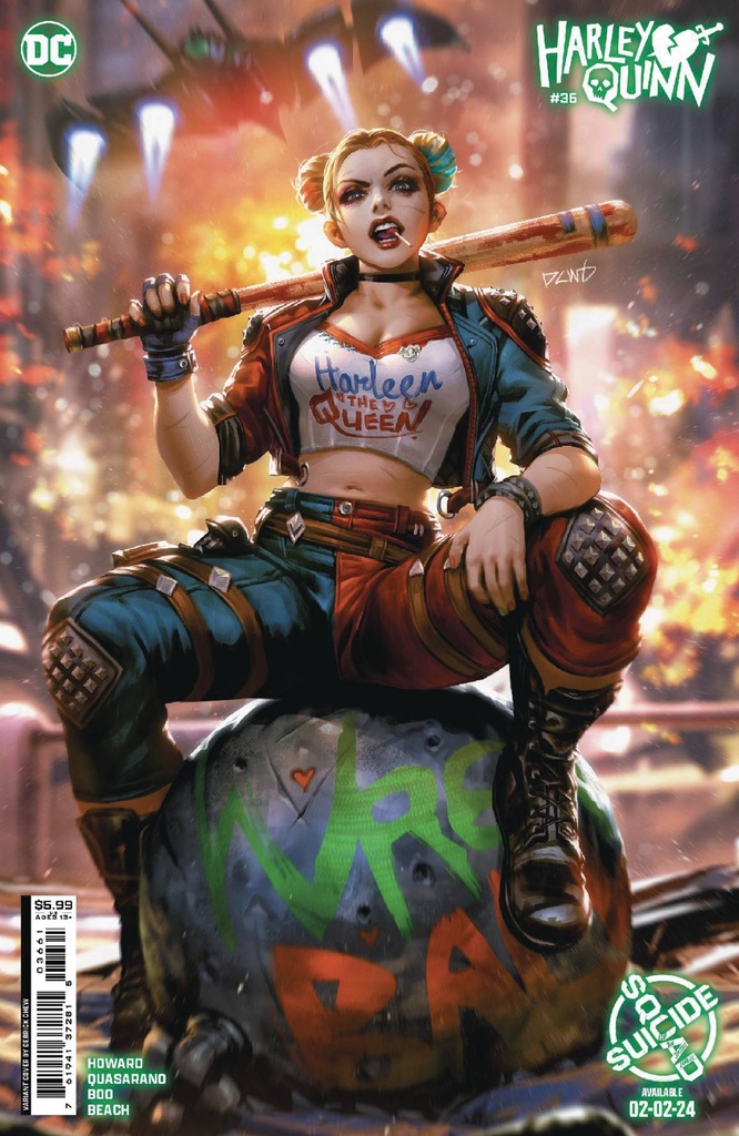 Harley Quinn #36 (Cover E Suicide Squad Kill Arkham Asylum Card Stock Variant)