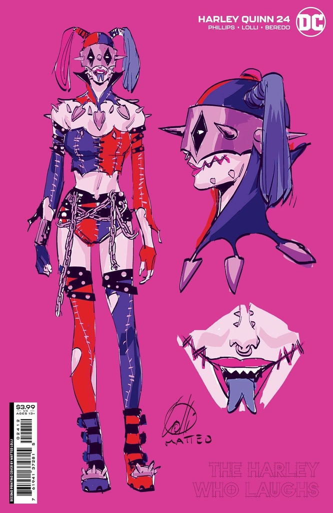 Harley Quinn #24 (2nd Printing Matteo Lolli Design Variant)