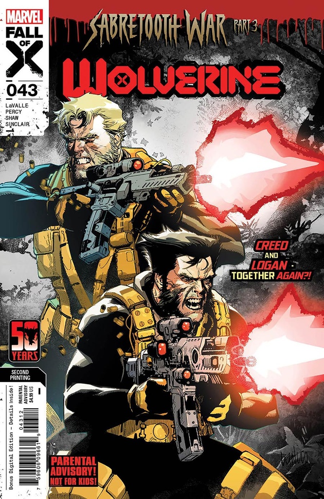 Wolverine #43 (2nd Printing Leinil Francis Yu Variant)