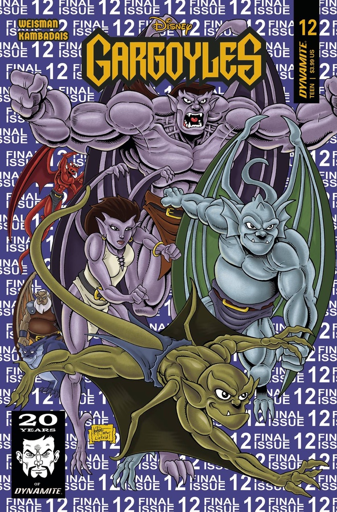 Gargoyles #12 (Cover P Ken Haeser)