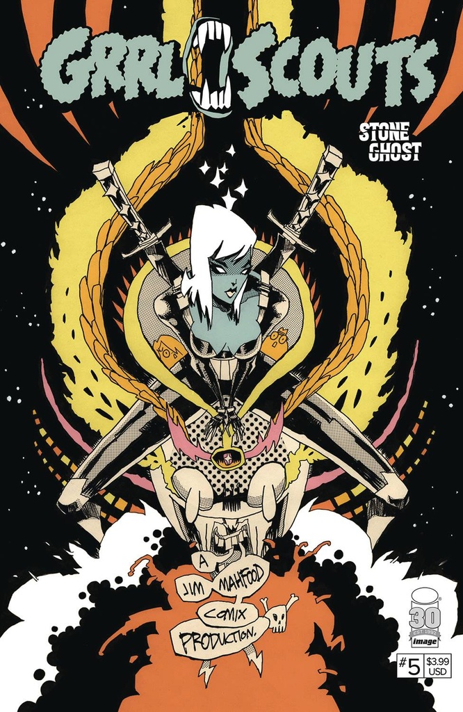 Grrl Scouts: Stone Ghost #5 of 6 (Cover A Jim Mahfood)