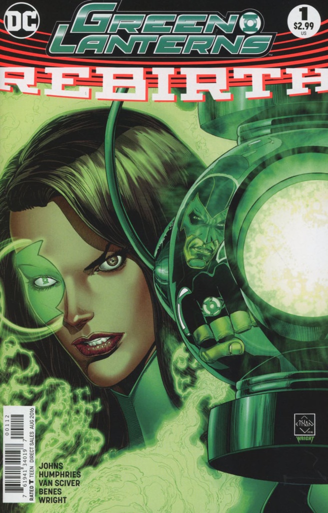 Green Lanterns: Rebirth #1 (2nd Printing)