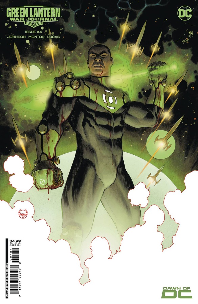 Green Lantern: War Journal #4 (Cover B Dave Johnson Card Stock Variant)