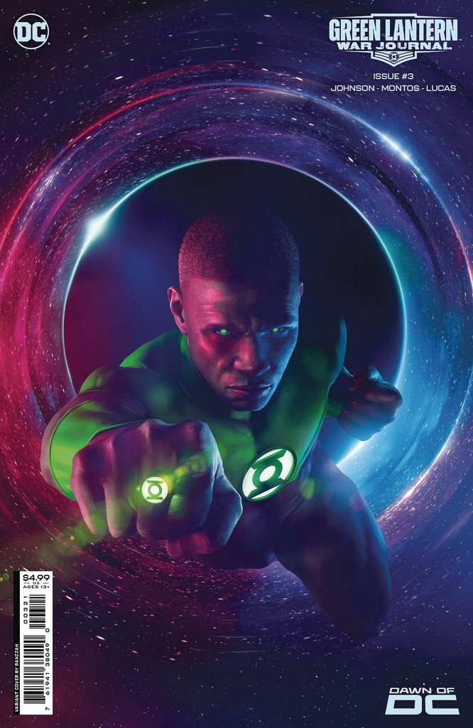 Green Lantern: War Journal #3 (Cover B Rahzzah Card Stock Variant)