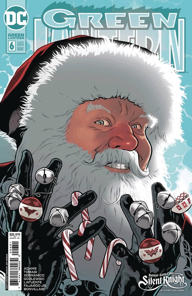 Green Lantern #6 (Cover C Jeff Spokes Santa Card Stock Variant)