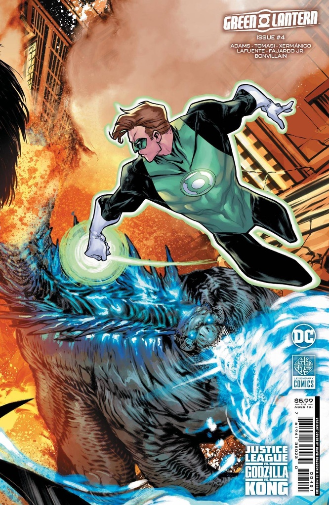 Green Lantern #4 (Cover E Justice League vs Godzilla vs Kong Connecting Card Stock Variant)