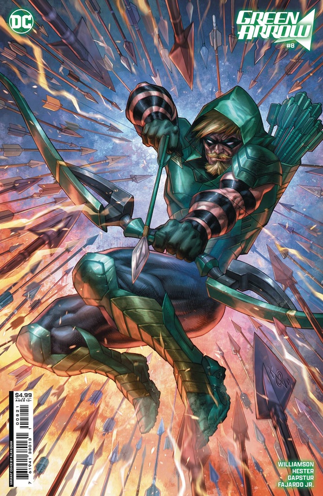 Green Arrow #8 of 12 (Cover B Alan Quah Card Stock Variant)