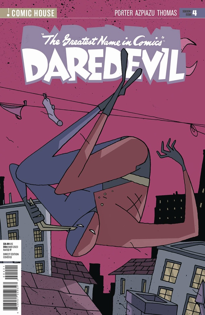 The Greatest Name in Comics: Daredevil - Season 1 #4 (Cover B Kundo Krunch)