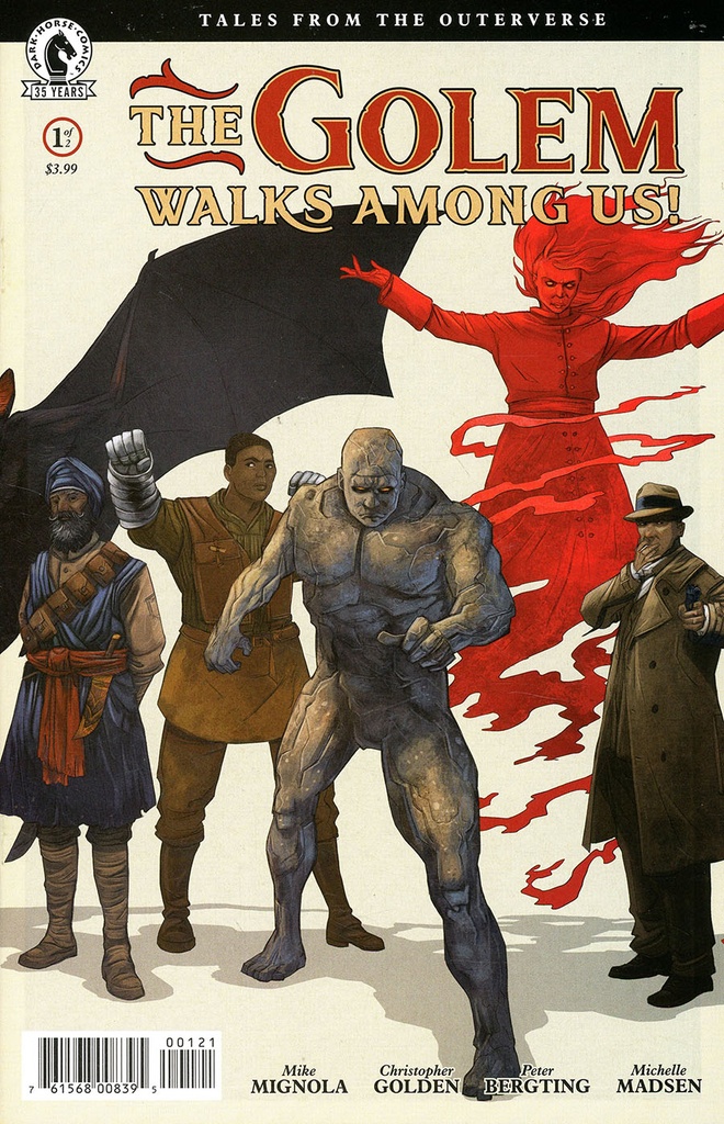 The Golem Walks Among Us! #1 of 2 (Cover B Peter Bergting)