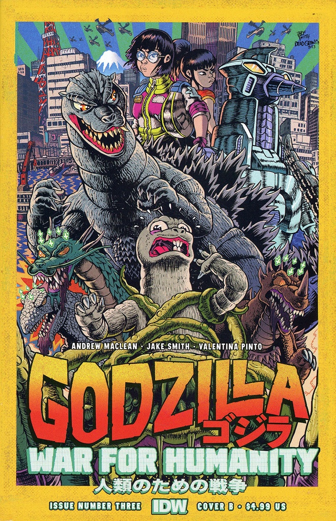 Godzilla: War for Humanity #3 (Cover B Jake Smith)