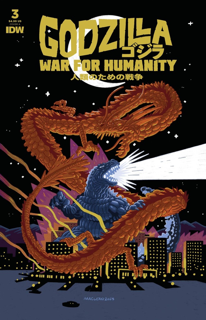 Godzilla: War for Humanity #3 (Cover A Andrew MacLean)