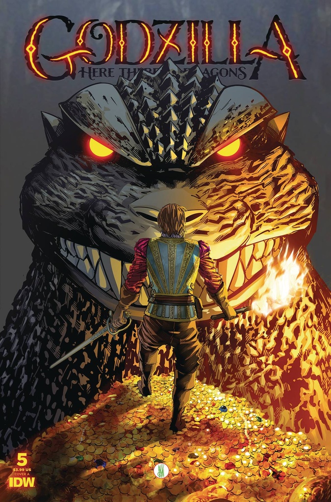 Godzilla: Here There Be Dragons #5 (Cover A Inaki Miranda)