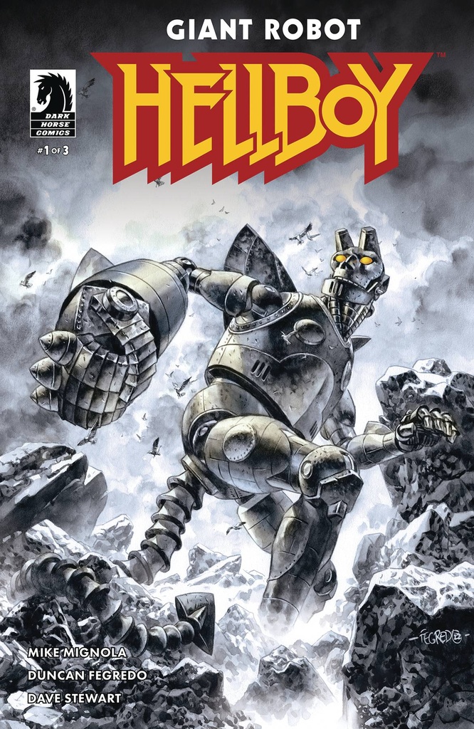 Giant Robot Hellboy #1 (Cover A Duncan Fegredo)