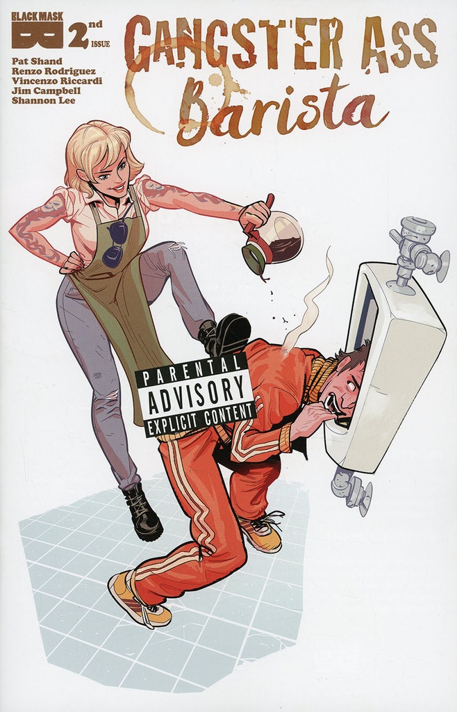 Gangster Ass Barista #2 (Cover A Conor Hughes & Fin Cramb)