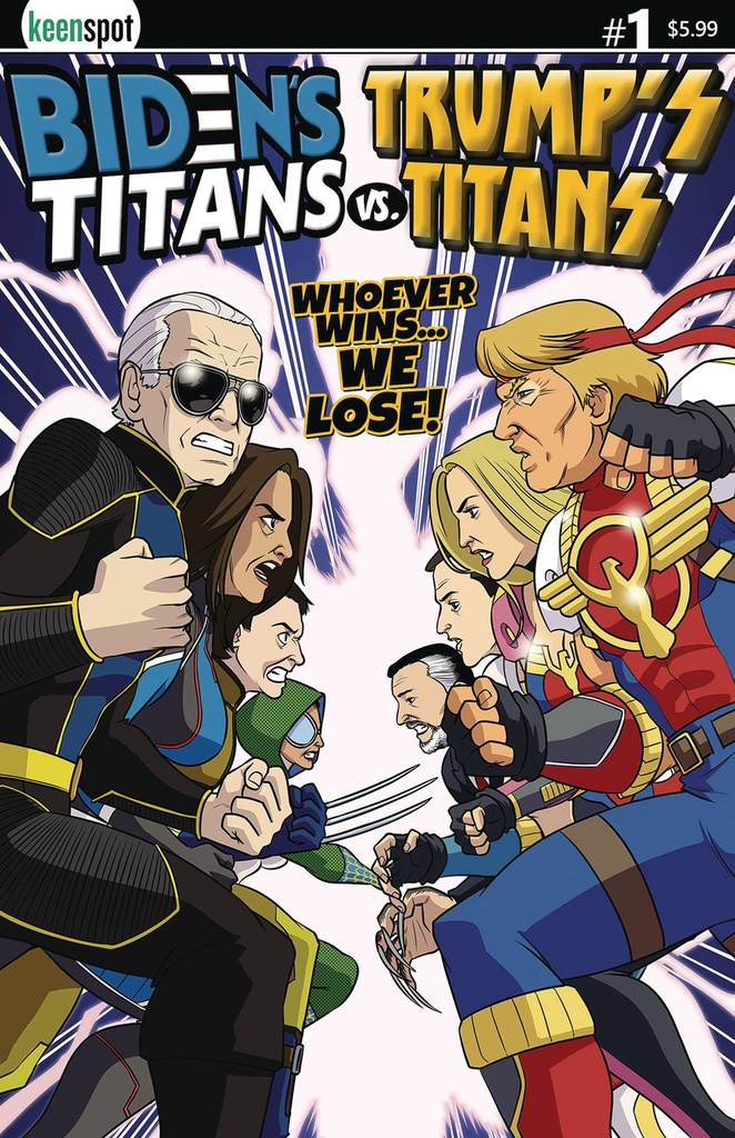 Biden's Titans vs. Trump's Titans #1 (Cover A Titans vs Titans)