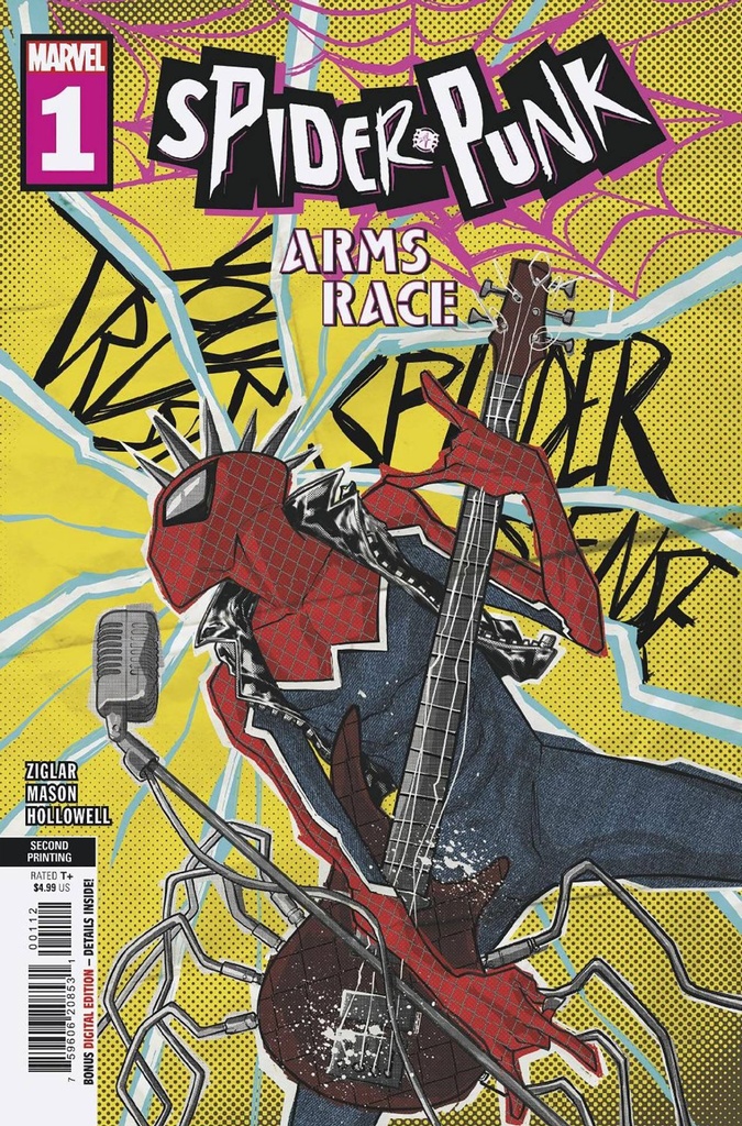 Spider-Punk: Arms Race #1 (2nd Printing David Baldeon Variant)