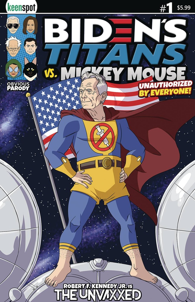 Biden's Titans vs. Mickey Mouse #1 (Cover C RFK Jr Unvaxxed)