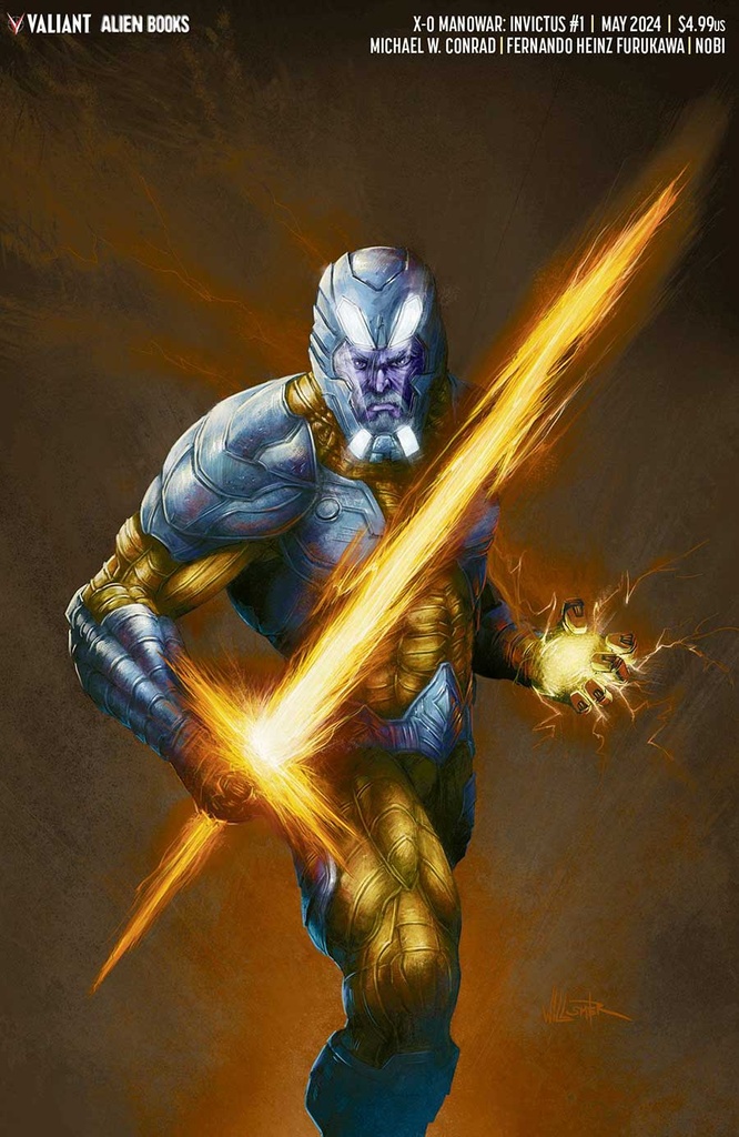 X-O Manowar: Invictus #1 of 4 (Cover D Toby Willsmer Virgin Variant)