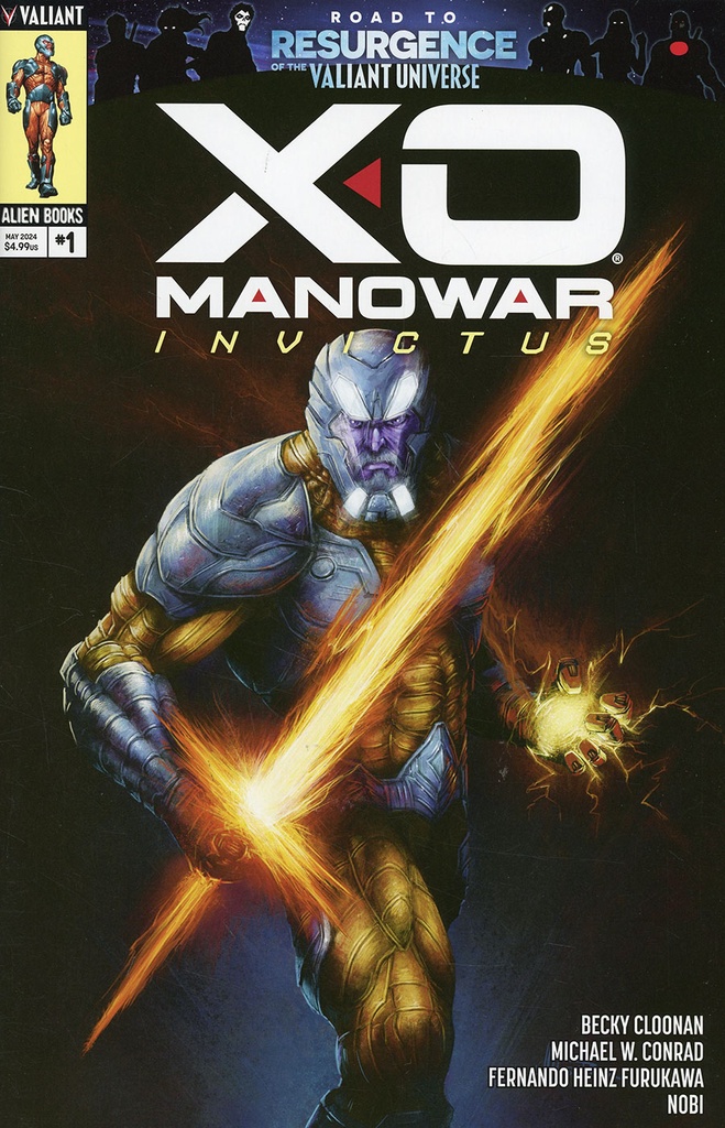 X-O Manowar: Invictus #1 of 4 (Cover B Toby Willsmer)