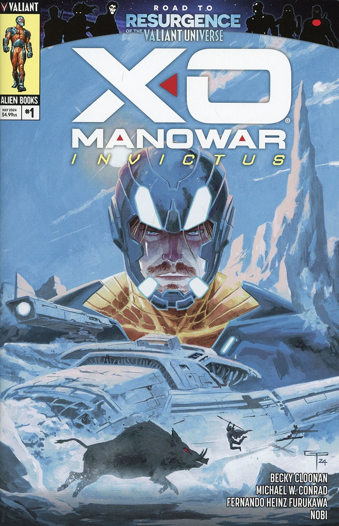 X-O Manowar: Invictus #1 of 4 (Cover A German Peralta)