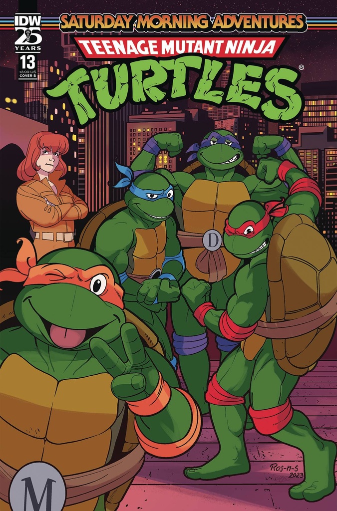 TMNT: Saturday Morning Adventures Continued #13 (Cover B Ramon Rosanas)