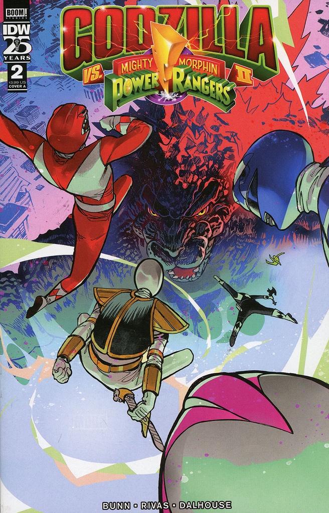 Godzilla vs. The Mighty Morphin Power Rangers II #2 (Cover A Baldemar Rivas)