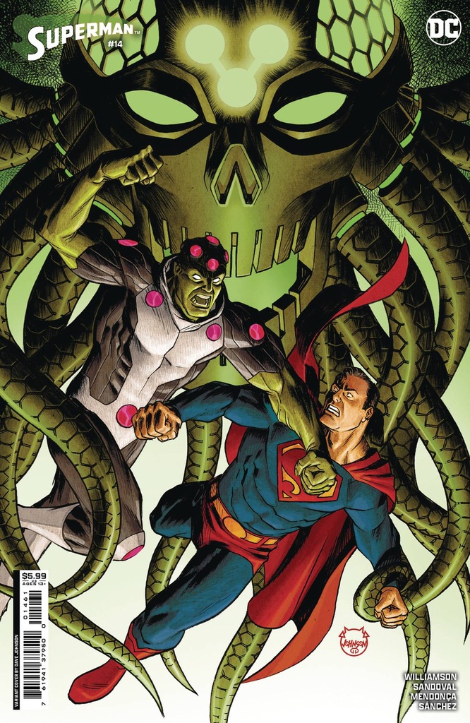 Superman #14 (Cover C Dave Johnson Card Stock Variant)