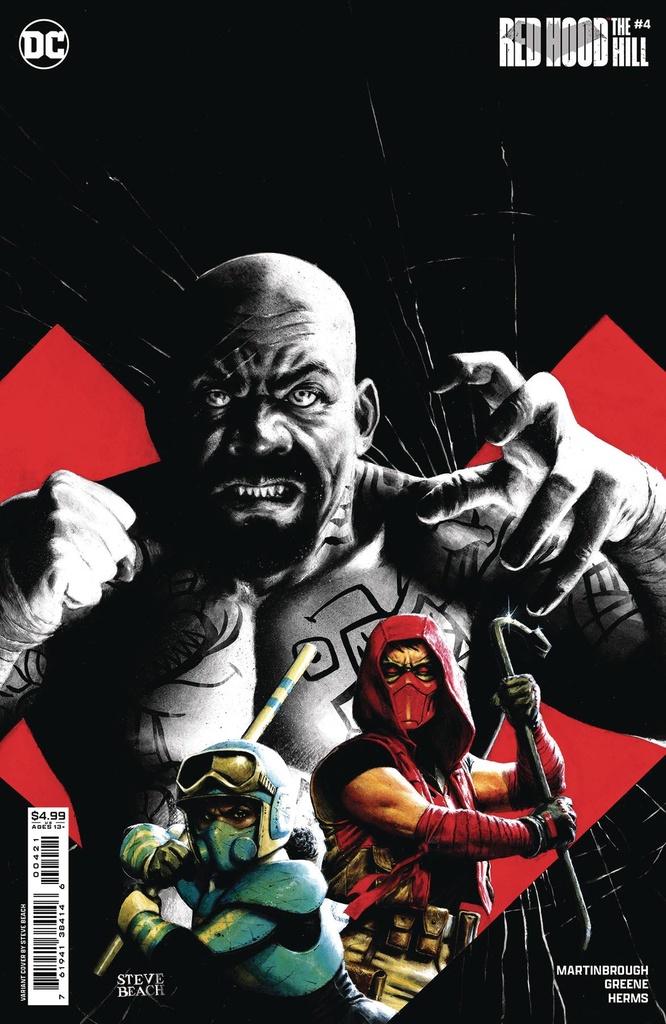 Red Hood: The Hill #4 of 6 (Cover B Steve Beach Card Stock Variant)