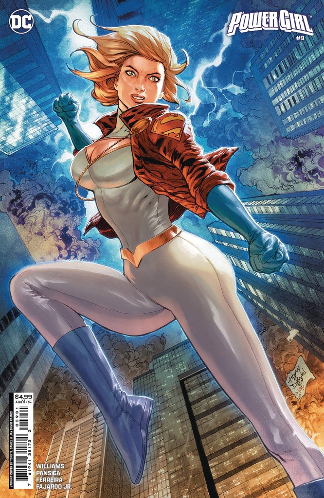 Power Girl #9 (Cover B Tony S Daniel Card Stock Variant)