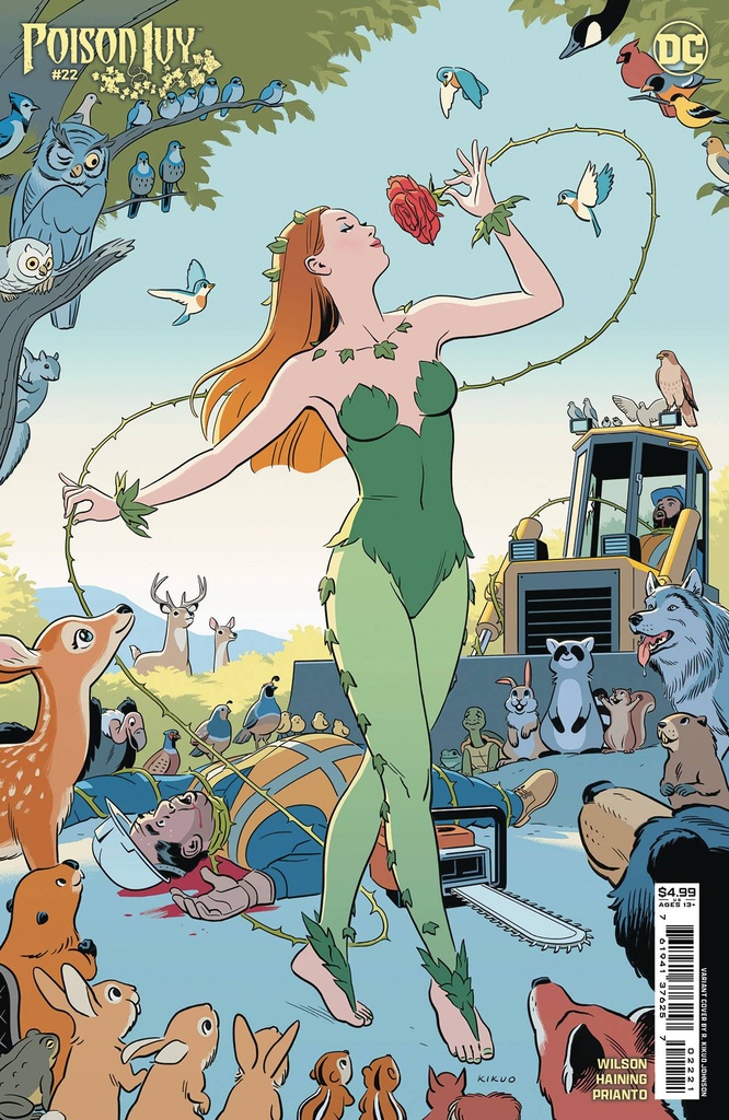 Poison Ivy #22 (Cover C R Kikuo Johnson Card Stock Variant)