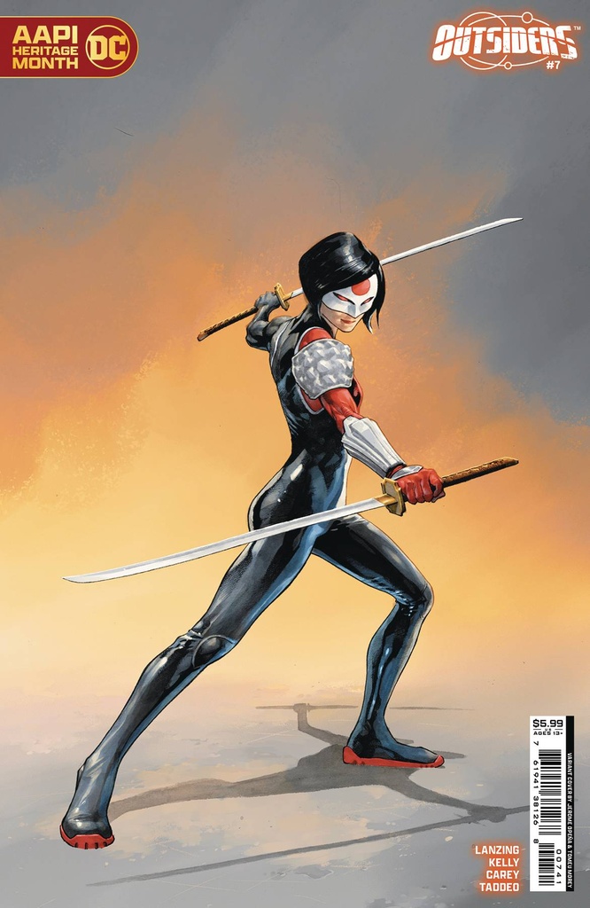 Outsiders #7 of 12 (Cover C Katana AAPI Month Card Stock Variant)