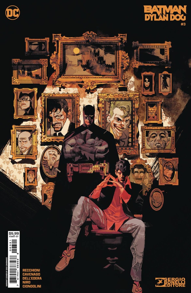 Batman/Dylan Dog #3 of 3 (Cover B Gigi Cavenago Card Stock Variant)